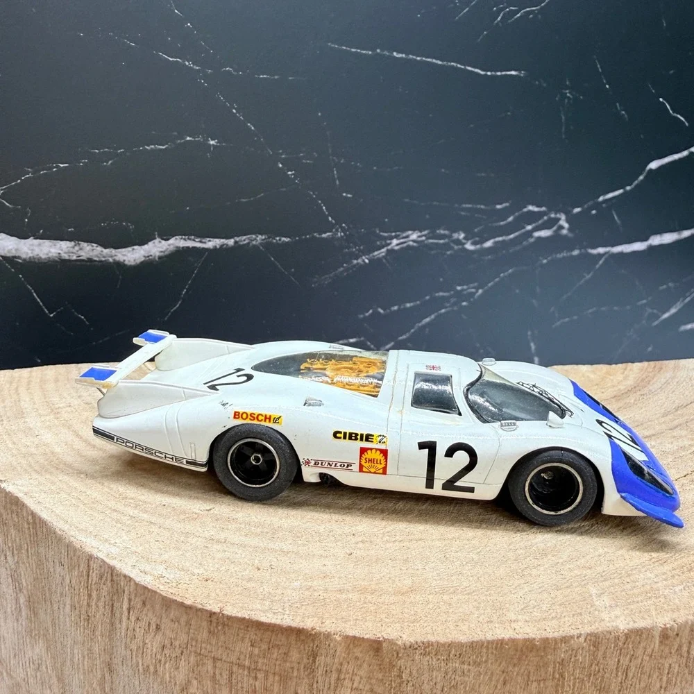Starter Porsche 917 White Blue #12 Racing Model Car 1:43 Scale Resin France